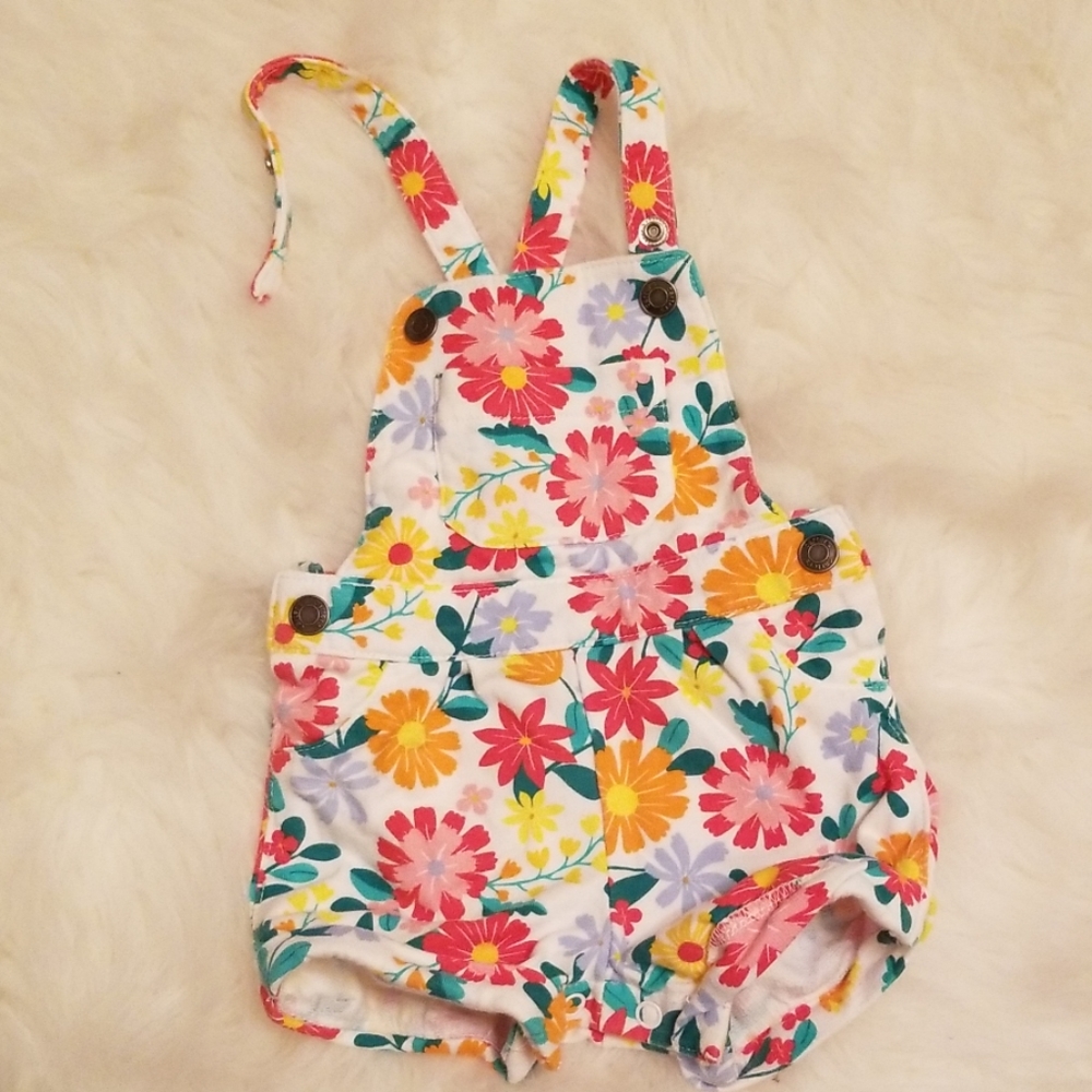 Floral Overalls